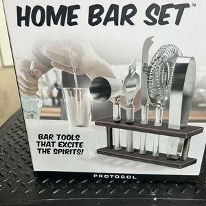 Stainless Steel Home Bar Set